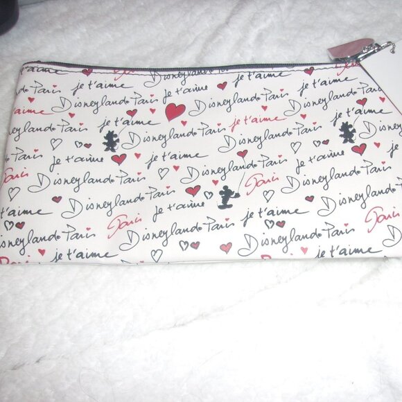 Disneyland Paris Cosmetic bag Bonjour New with tags - Picture 2 of 4